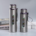 1000ml Stainless Steel Thermos Bottle Vacuum Insulated Leakproof Water Bottle for Travel Gym Office | Black